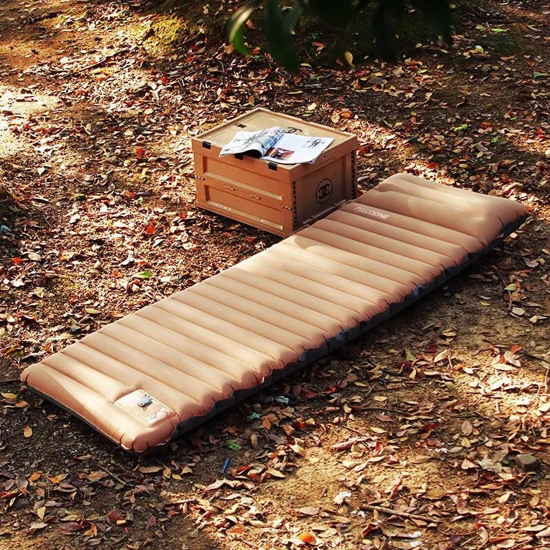 Matelas de camping auto-gonflant Passion Randonnée en nylon et TPU, avec pompe intégrée
