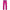 Pantalon de randonnée femme rose Passion Randonnée, vue de face, avec ceinture intégrée et empiècements renforcés pour la randonnée.
