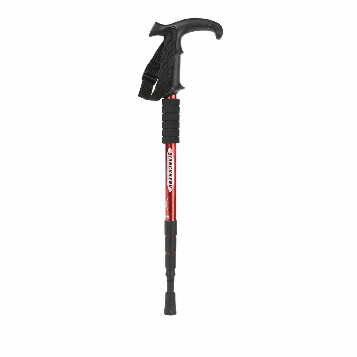 Baton telescopique pliable Passion Randonnee utilise sur sentier de montagne.