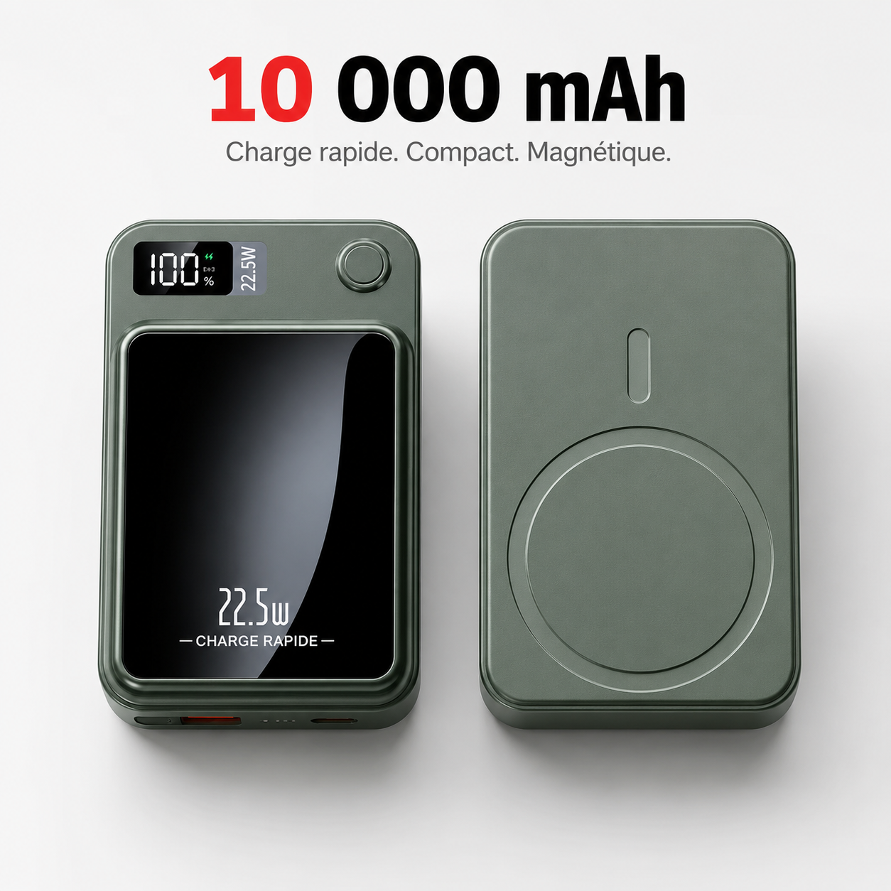 Batterie portable randonnée magnétique 10000mA - Passion Randonnée