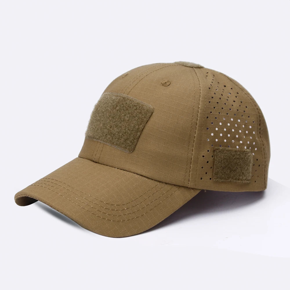 Détail poches de casquette randonnée camouflage protection uv Passion Randonnée.