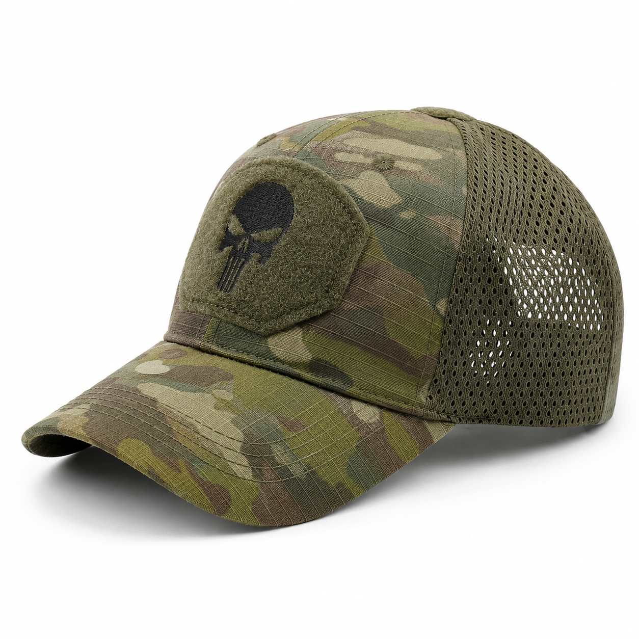 Casquette respirante filet Passion Randonnee portee en randonnee par temps chaud.