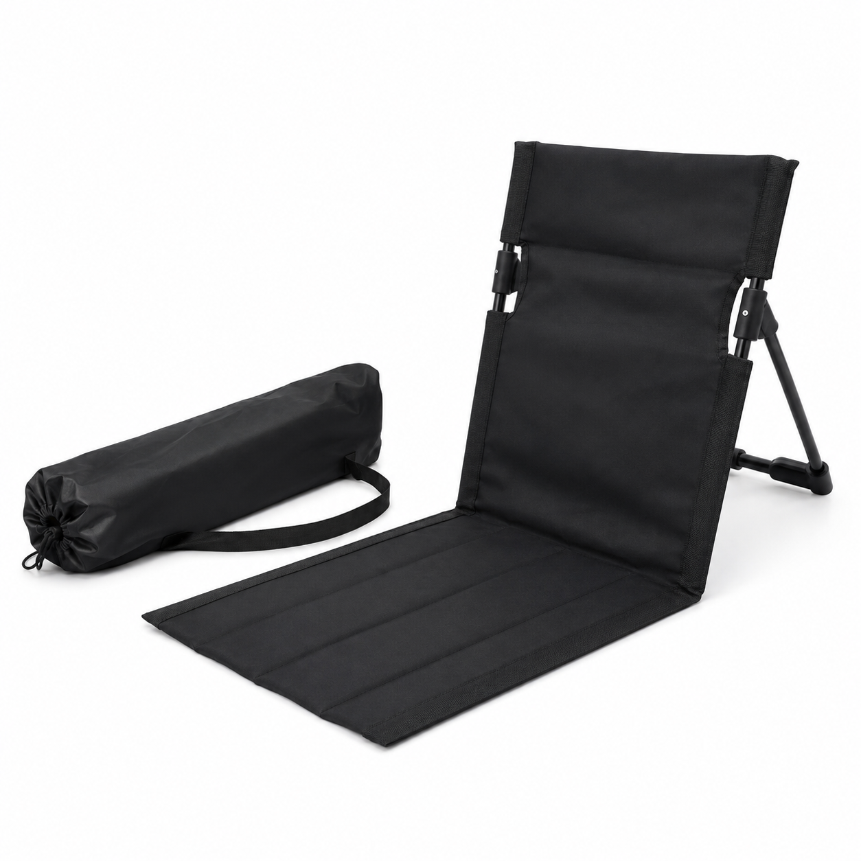 Detail de la structure legere de la chaise de camping Passion Randonnee, aluminium fin et solide.