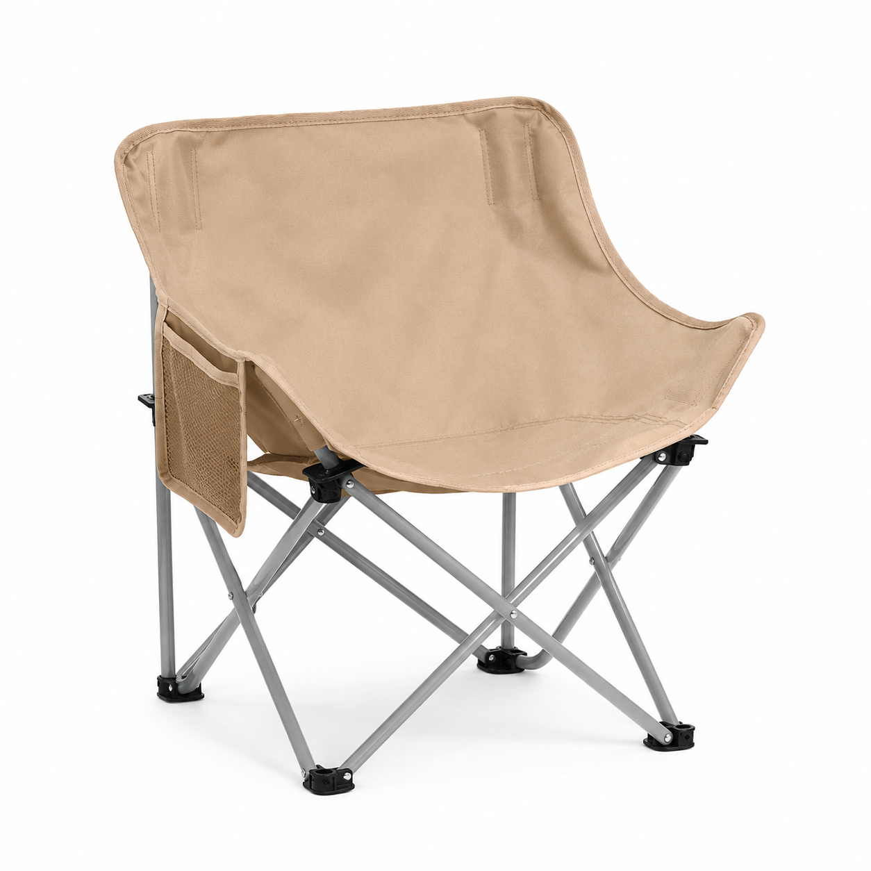 Detail de la structure de la chaise de camping portable Passion Randonnee, aluminium leger.
