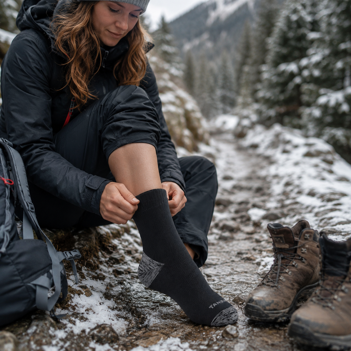 Chaussettes imperméables randonnée chaudes hiver - Passion Randonnée