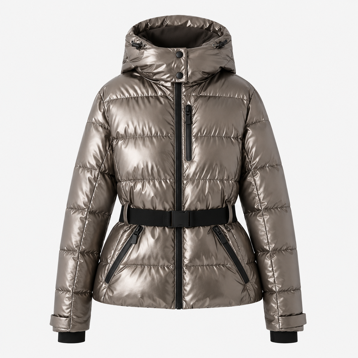 Doudoune grand froid femme Passion Randonnee portee en montagne, isolation thermique haute performance.