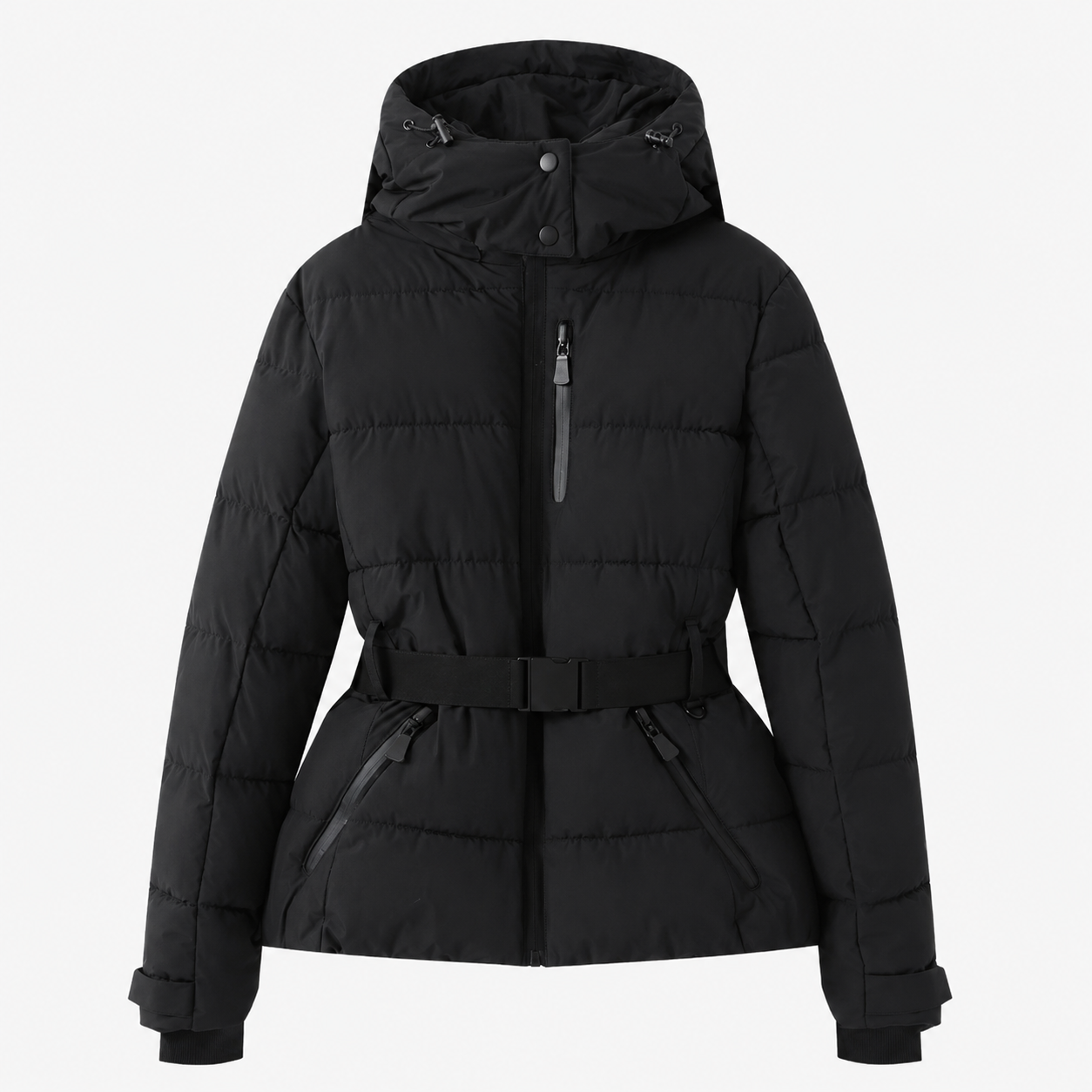 Vue de dos de la doudoune hiver femme Passion Randonnee, protection thermique maximale.