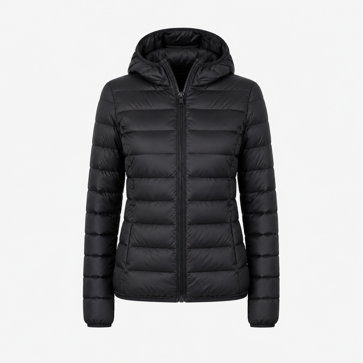 Doudoune legere femme Passion Randonnee portee sur sentier, confort et legerete pour la randonnee.