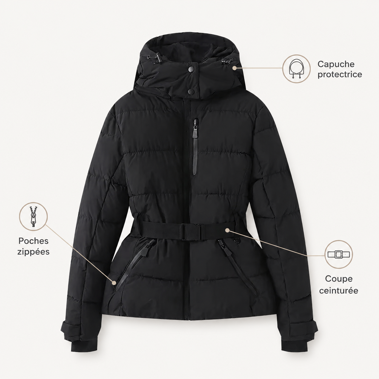 Doudoune outdoor femme Passion Randonnee en situation sur sentier, legere et chaude.