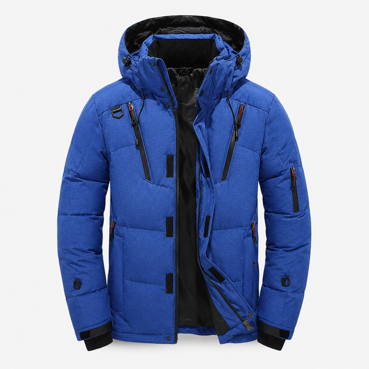 Doudoune trekking homme impermeable Passion Randonnee portee en montagne par mauvais temps.