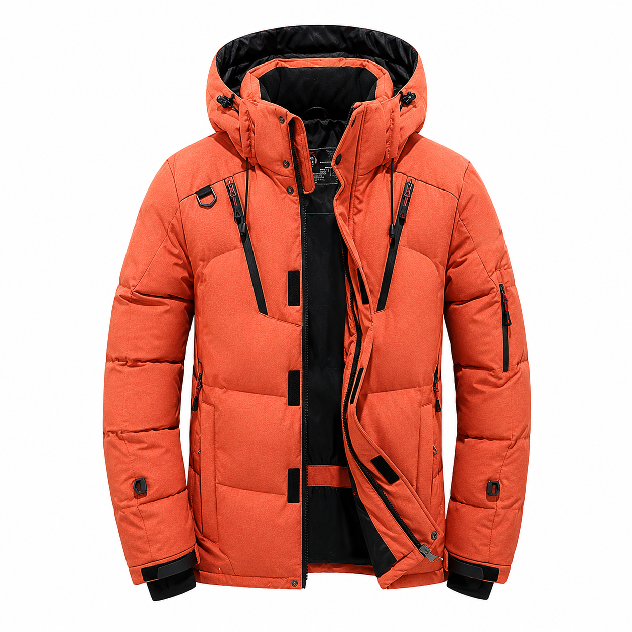 Vue de dos de la doudoune homme impermeable Passion Randonnee, adaptee aux sorties outdoor.