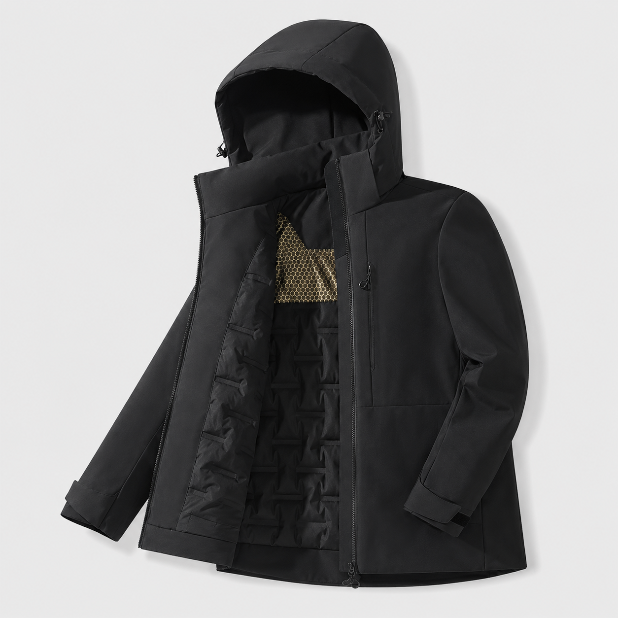 Doudoune outdoor unisex Passion Randonnee sur sentier, protection thermique pour la montagne.