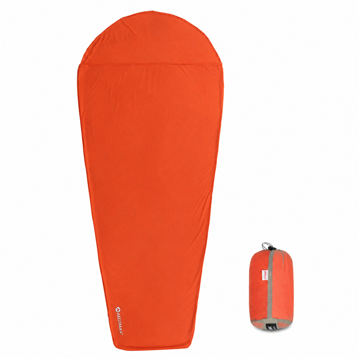 Drap chauffant sac de couchage Passion Randonnee utilise en bivouac hivernal.