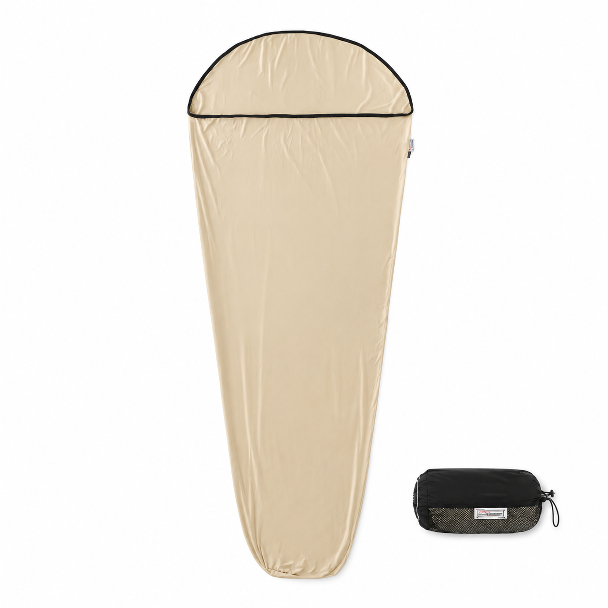 Drap sac de couchage ultralegers Passion Randonnee utilise en bivouac.