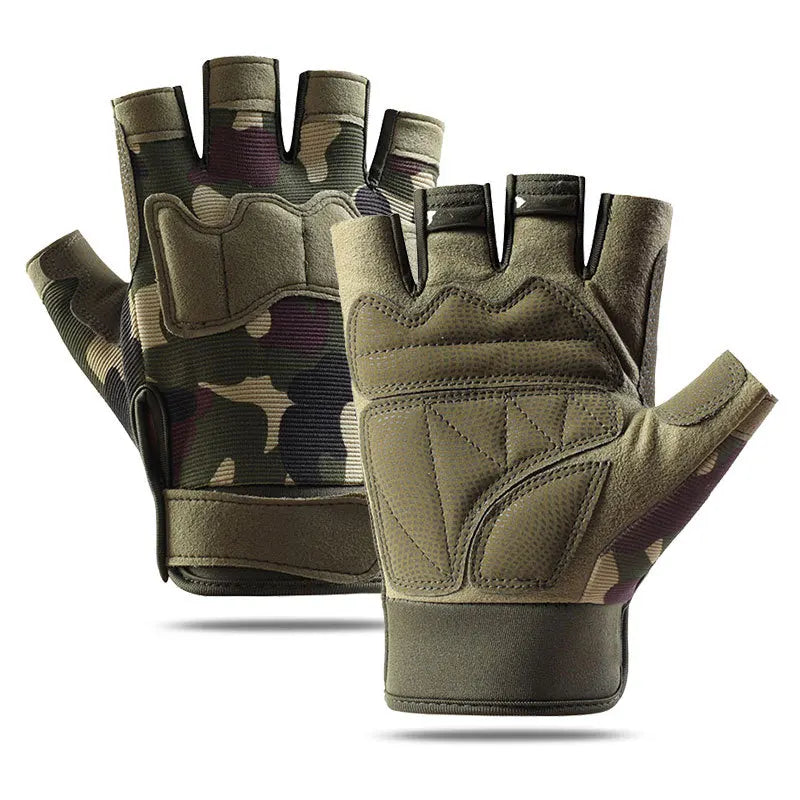 Détail coutures de gants randonnée demi doigts respirants anti dérapant Passion Randonnée.