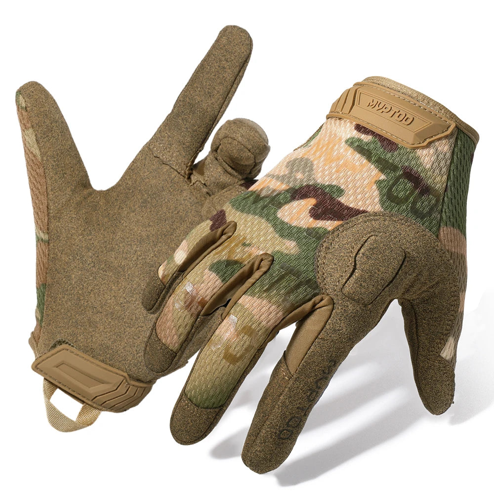 Gants randonnée tactiques camouflage tactiles résistants en randonnée en montagne Passion Randonnée.