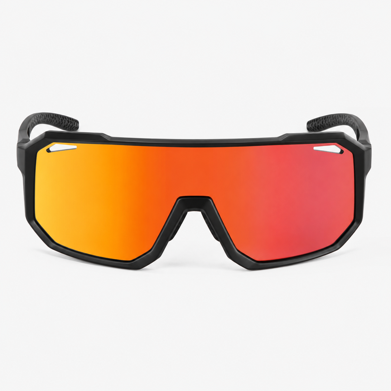 Lunettes de randonnée UV400 Passion Randonnée portées sur sentier de montagne ensoleillé.