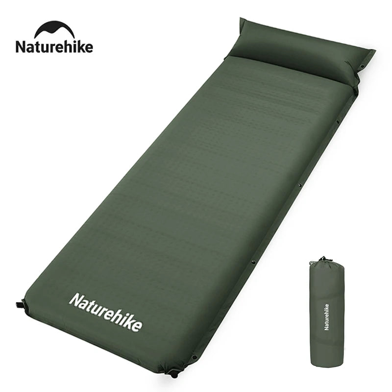 Détail coutures de matelas gonflable épais 10cm camping Passion Randonnée.