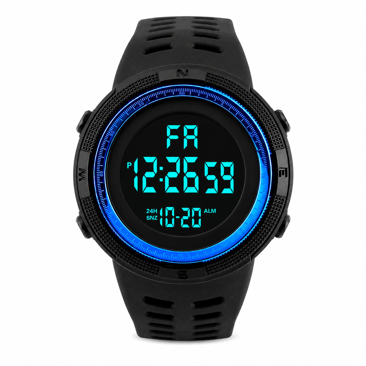 Detail du bracelet de la montre sport randonnee etanche Passion Randonnee, confort au poignet.