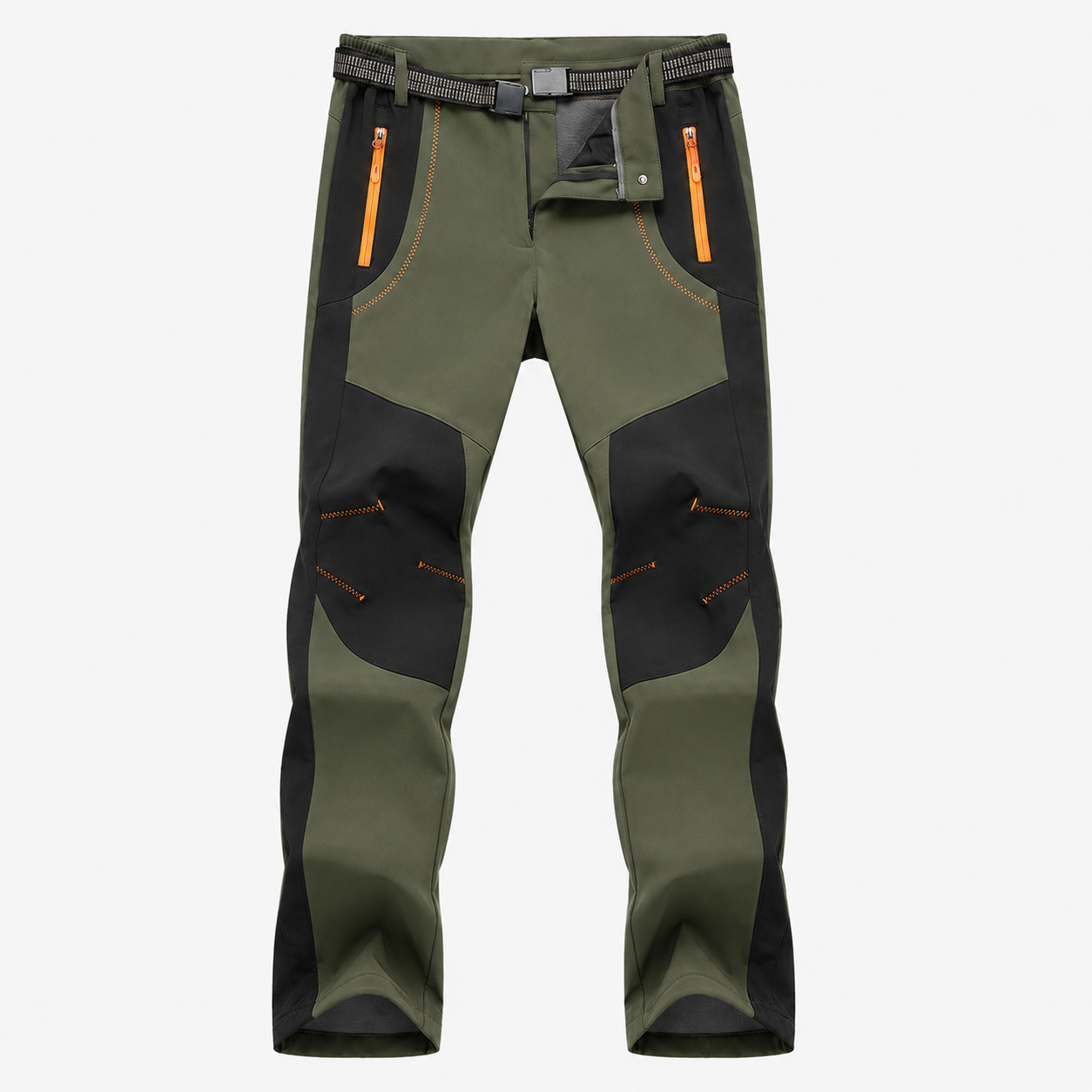 Detail du tissu chaud du pantalon femme protection froid Passion Randonnee, doublure isolante.