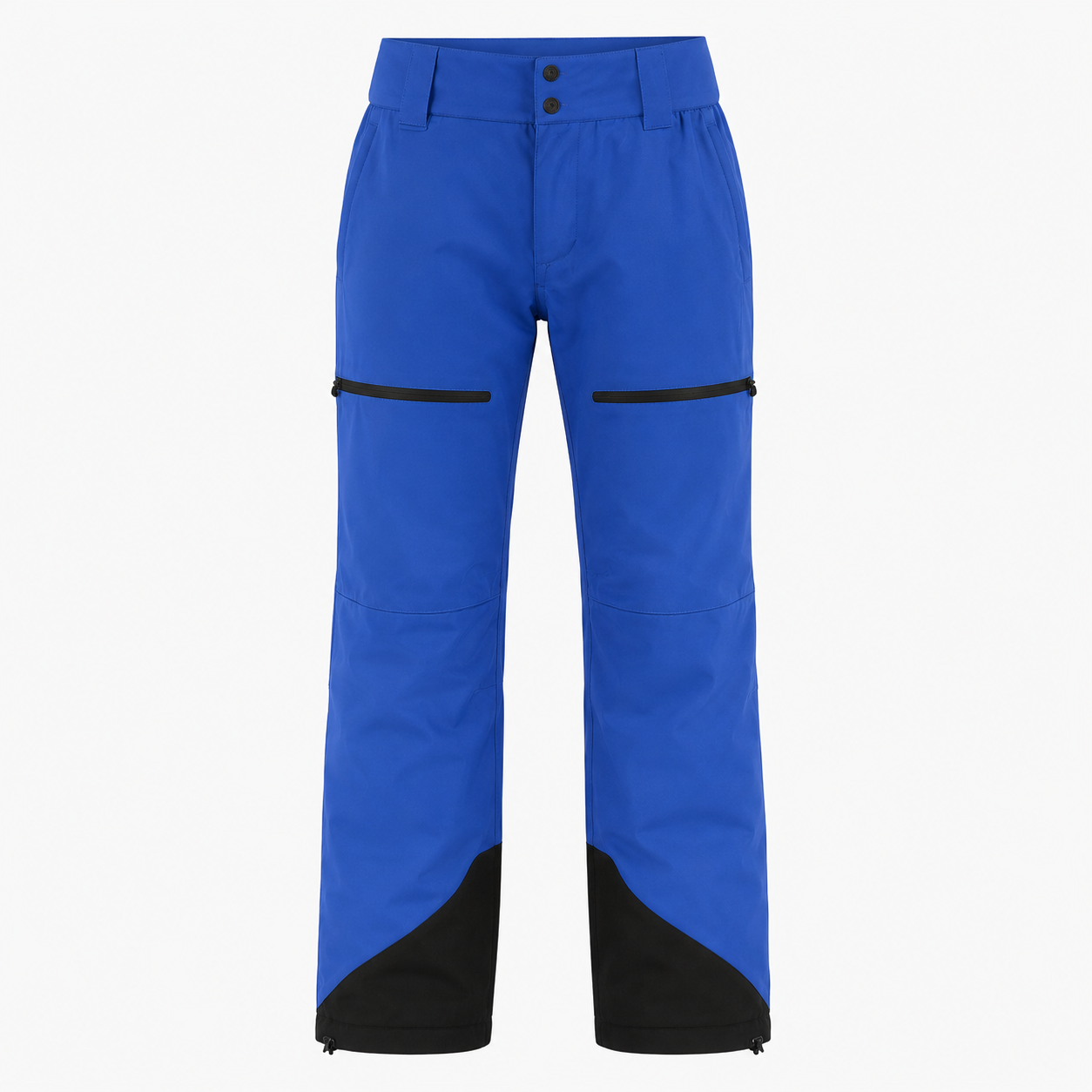 Detail du bas de jambe ajustable du pantalon trekking femme hiver Passion Randonnee.