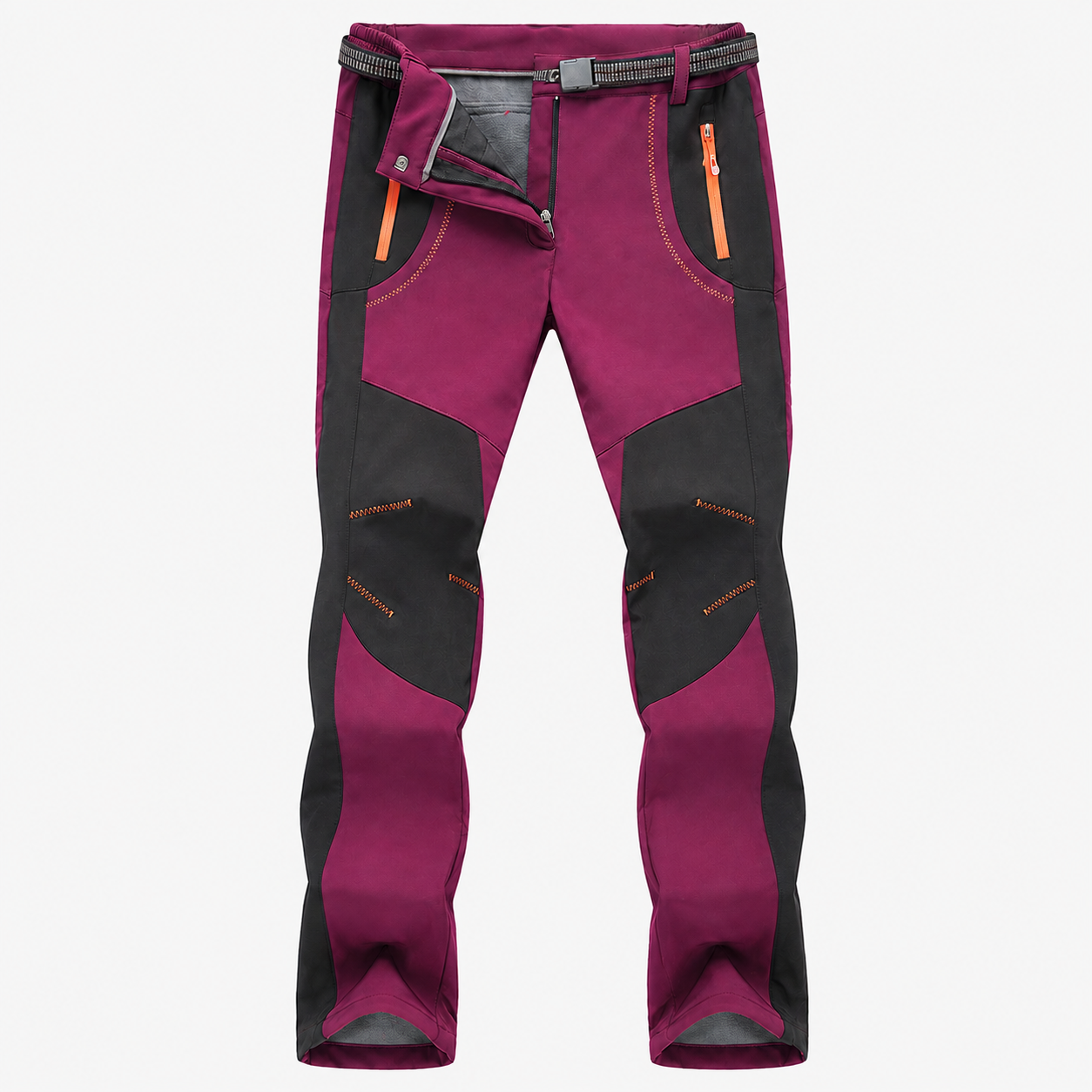 Vue de dos du pantalon femme protection froid Passion Randonnee, coupe ergonomique et chaude.