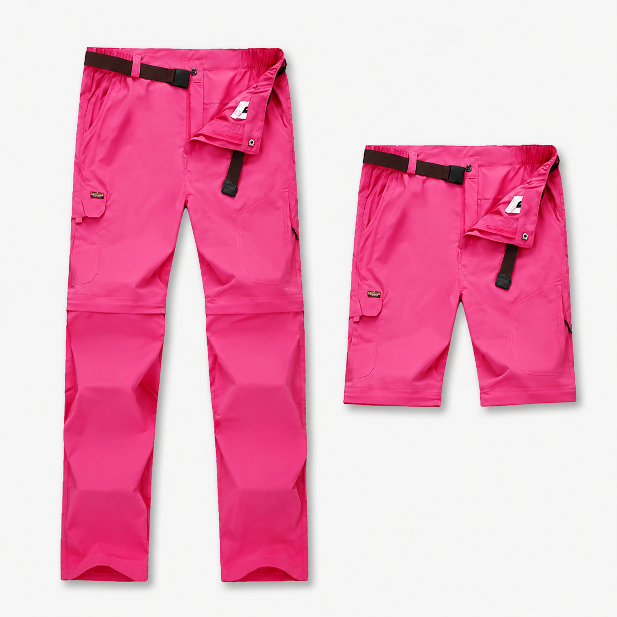 Pantalon femme quick-dry Passion Randonnee porte sur sentier de trekking en montagne.