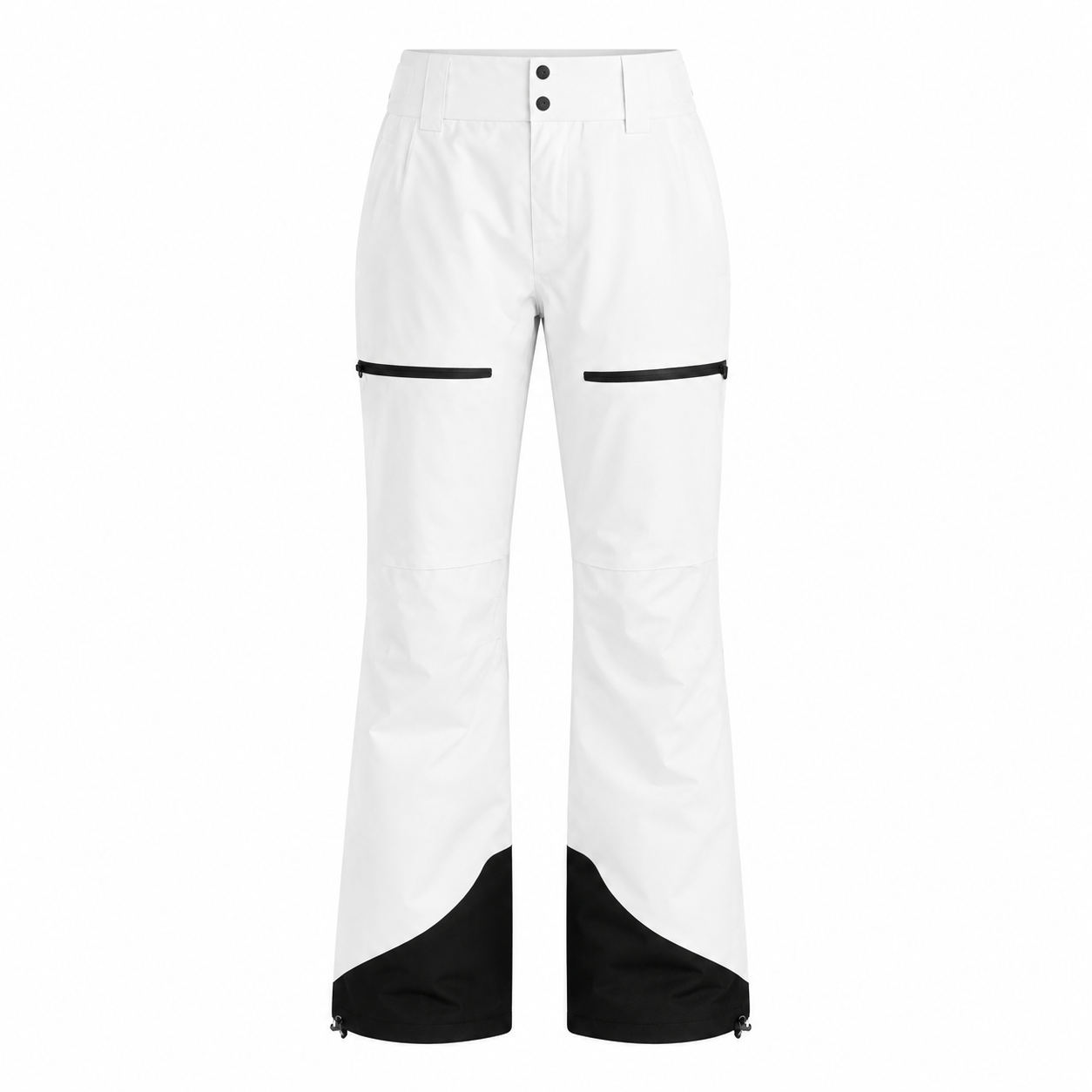 Vue de dos du pantalon trekking femme hiver Passion Randonnee, taille elastique et poches fonctionnelles.