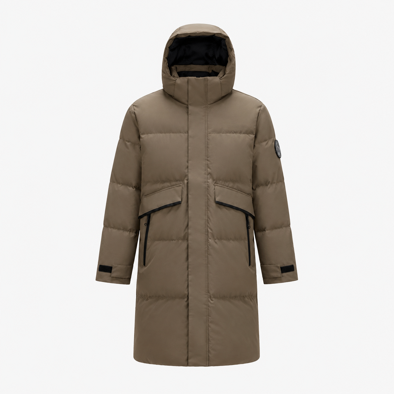 Parka longue homme grand froid Passion Randonnee portee en randonnee hivernale en montagne.