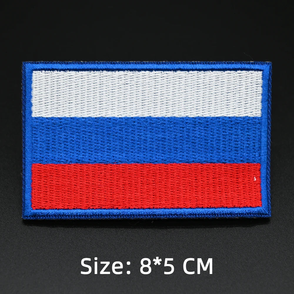 Patch drapeau sac randonnée brodé vue ensemble Passion Randonnée.