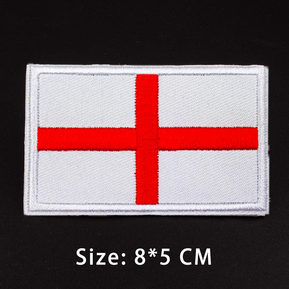 Patch drapeau sac randonnée brodé vue ensemble Passion Randonnée.