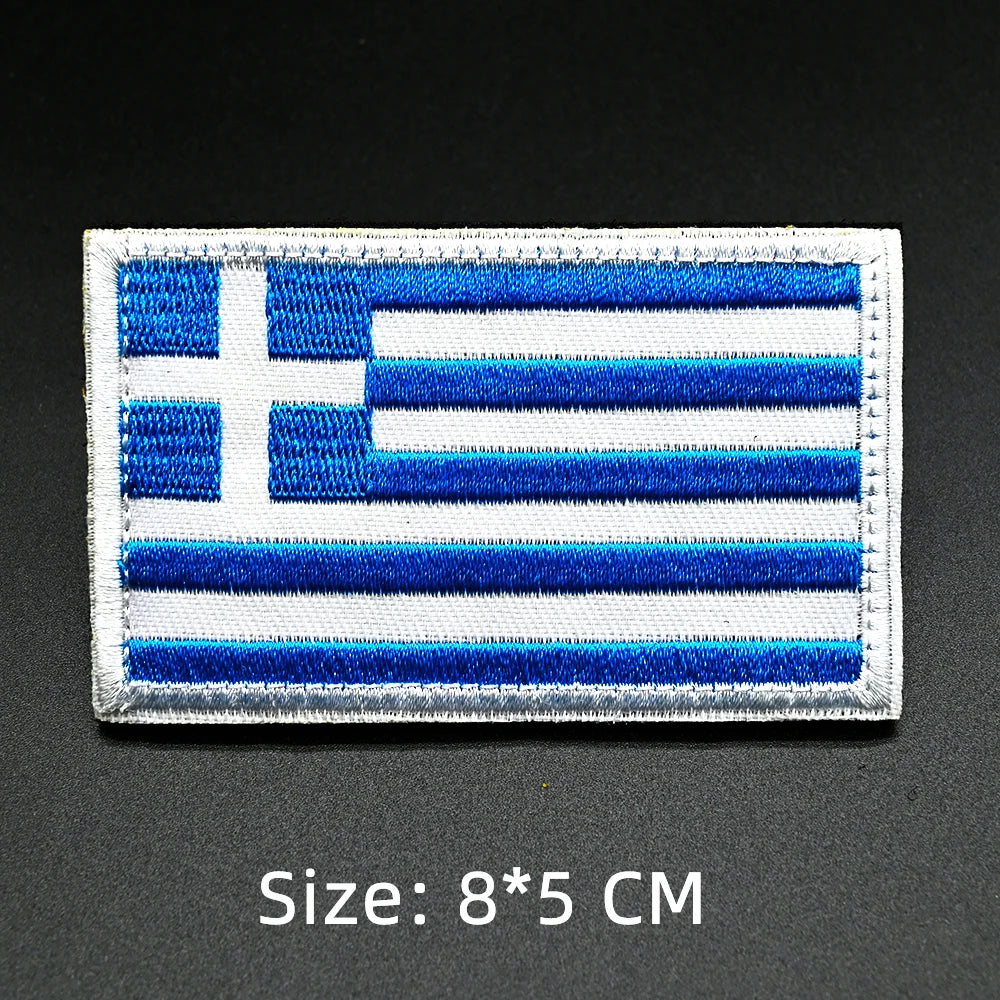 Patch drapeau sac randonnée brodé vue ensemble Passion Randonnée.