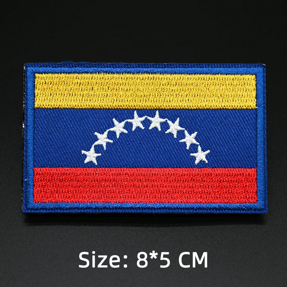 Patch drapeau sac randonnée brodé vue ensemble Passion Randonnée.