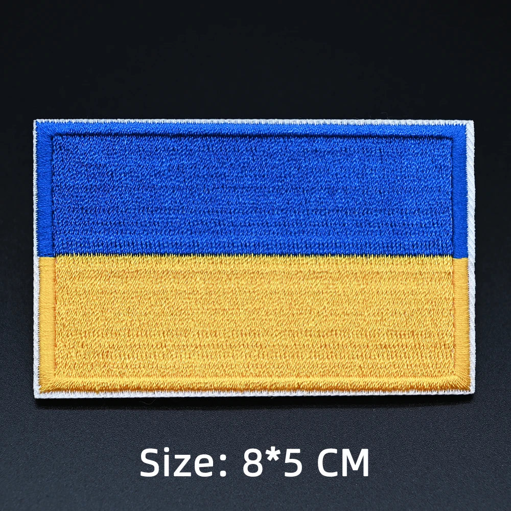 Patch drapeau sac randonnée brodé vue ensemble Passion Randonnée.