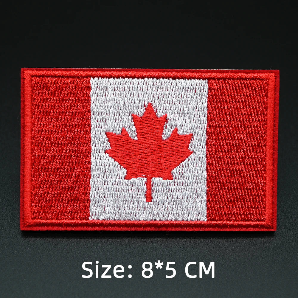Patch drapeau sac randonnée brodé vue ensemble Passion Randonnée.