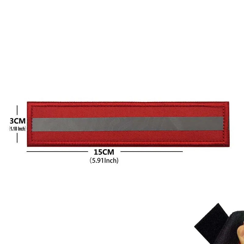Patch réfléchissant sécurité randonnée velcro sac à dos en randonnée en montagne Passion Randonnée.