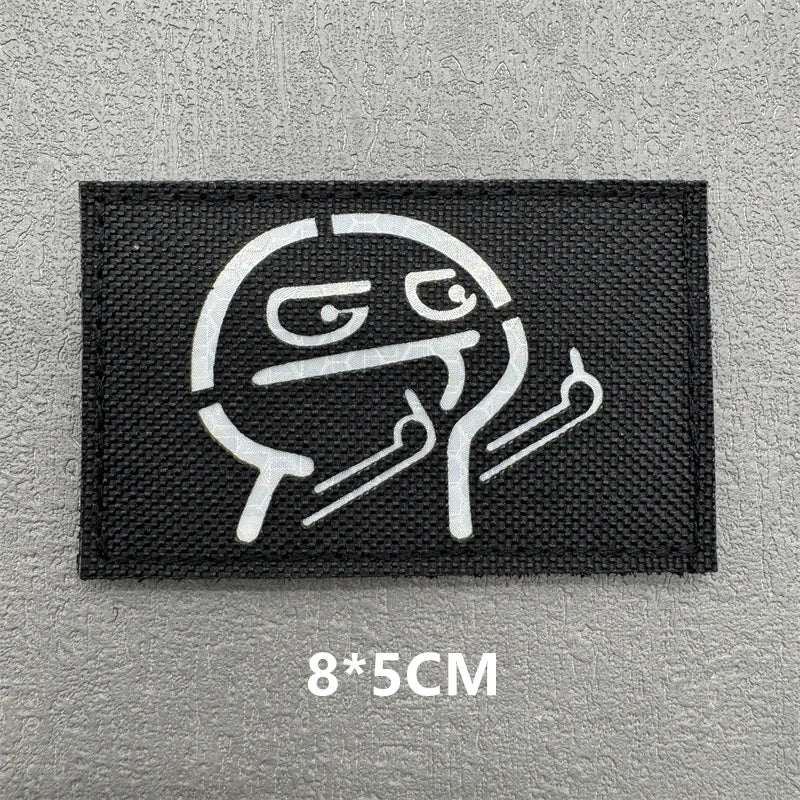 Patch velcro motif original pour équipement randonnée en randonnée en montagne Passion Randonnée.