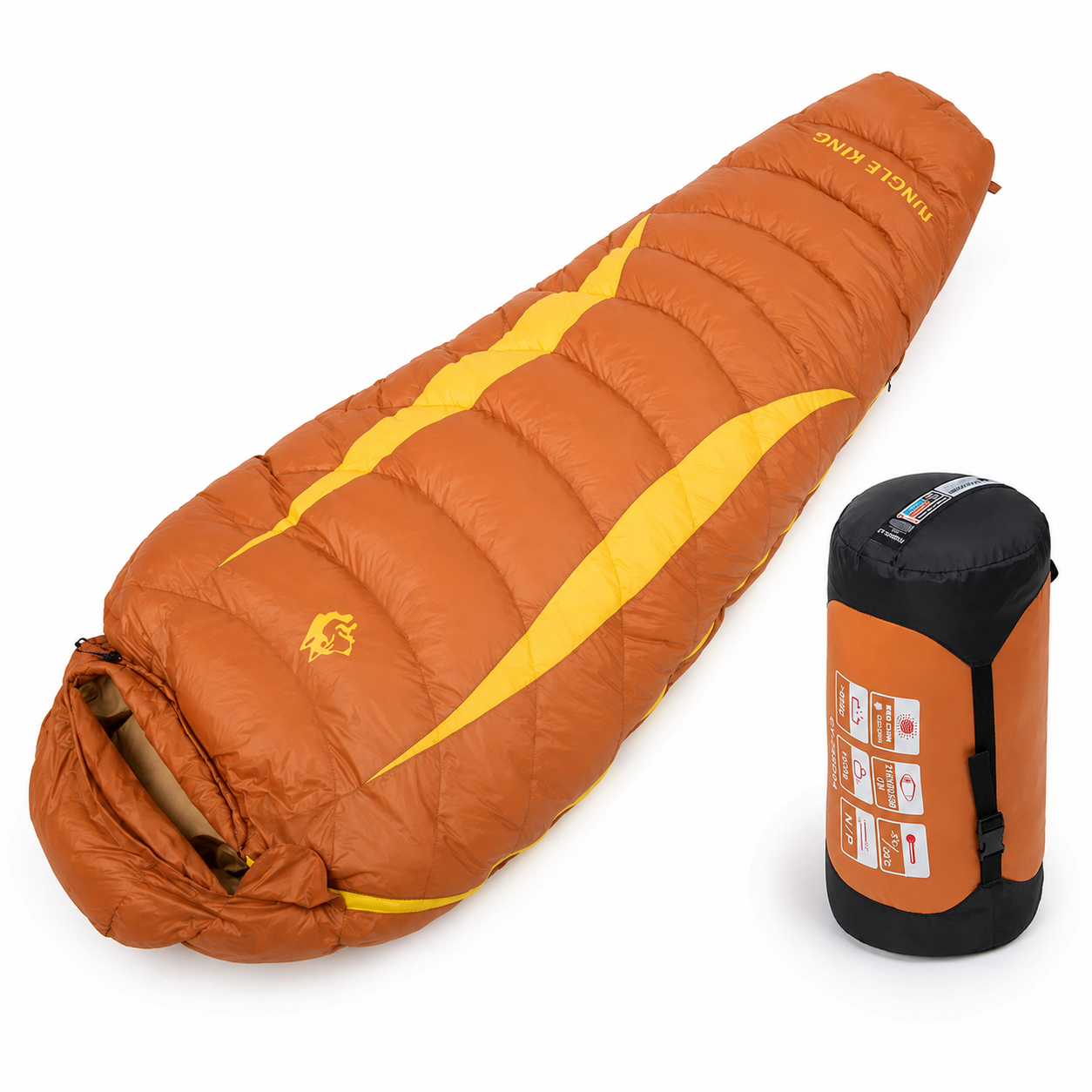 Sac de couchage camping momie Passion Randonnee en bivouac de montagne.