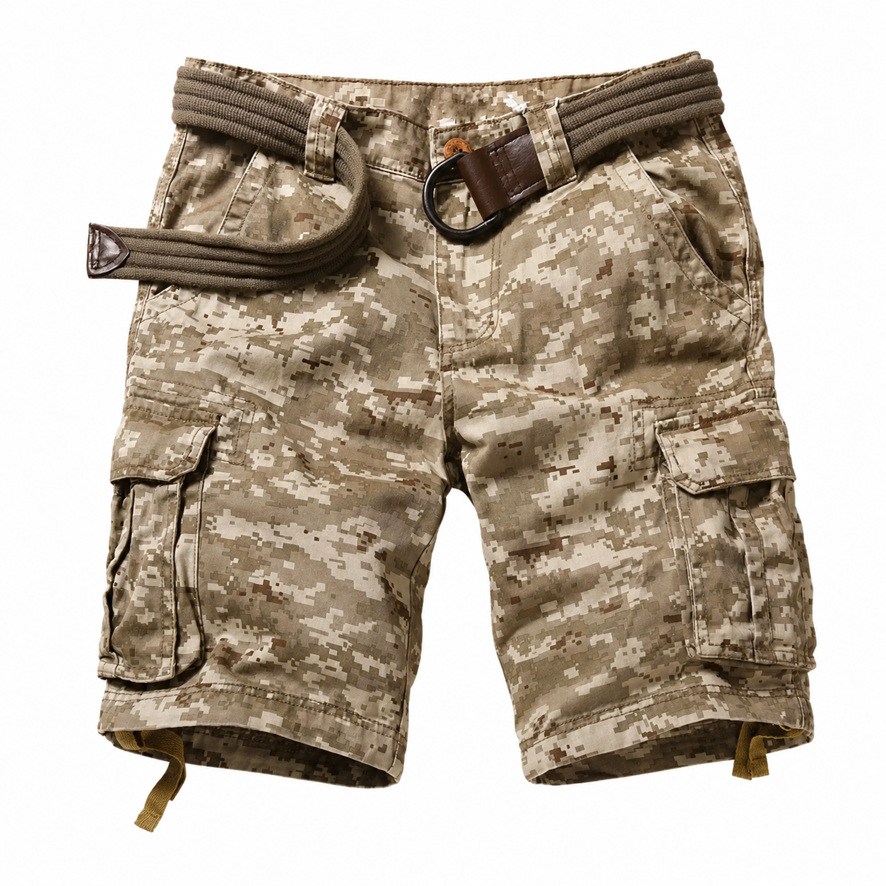 Profil du short de randonnee camouflage Passion Randonnee, tissu technique.