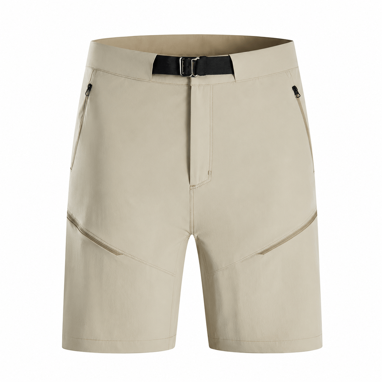 Detail du tissu du short mixte confort trekking Passion Randonnee.