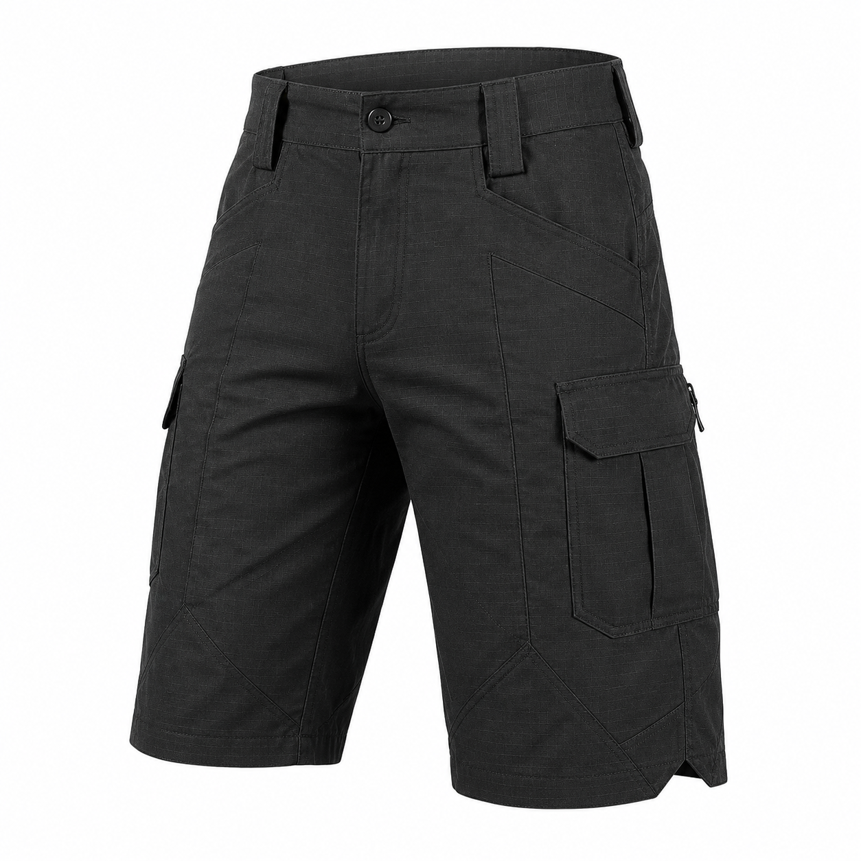 Short robuste outdoor Passion Randonnee porte sur sentier de montagne.