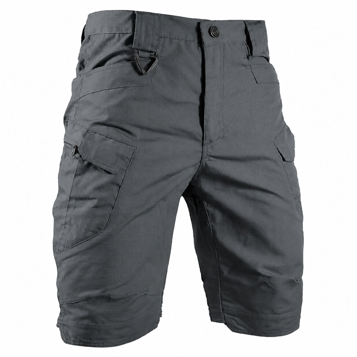 Short trekking cargo aventure homme Passion Randonnee porte en exterieur.