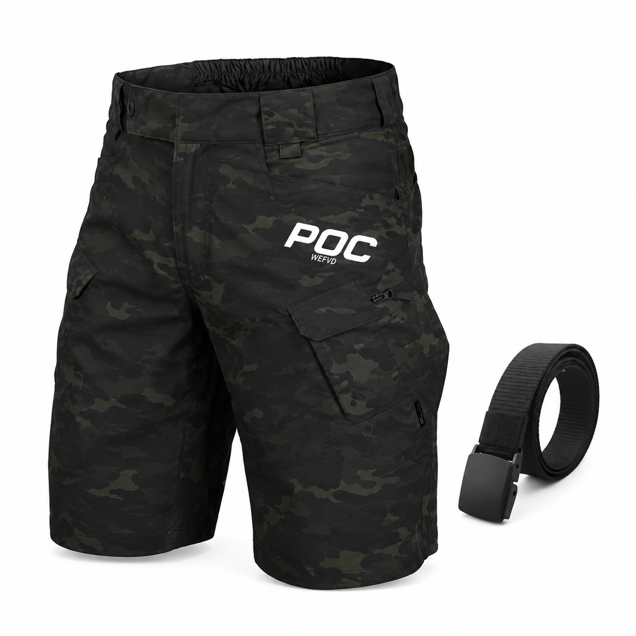 Detail du tissu du short velo homme sportif Passion Randonnee.