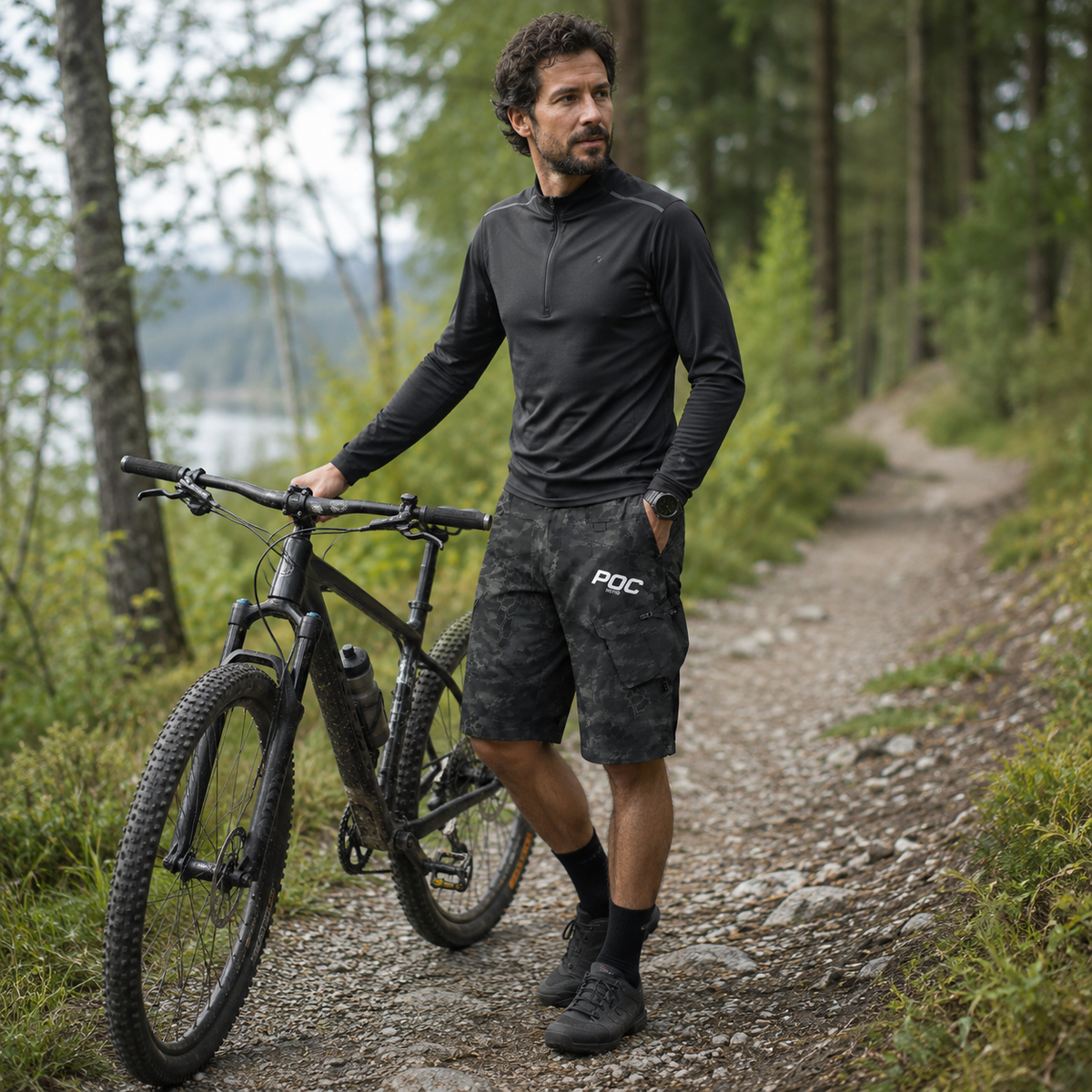 Profil du short velo homme sportif Passion Randonnee.