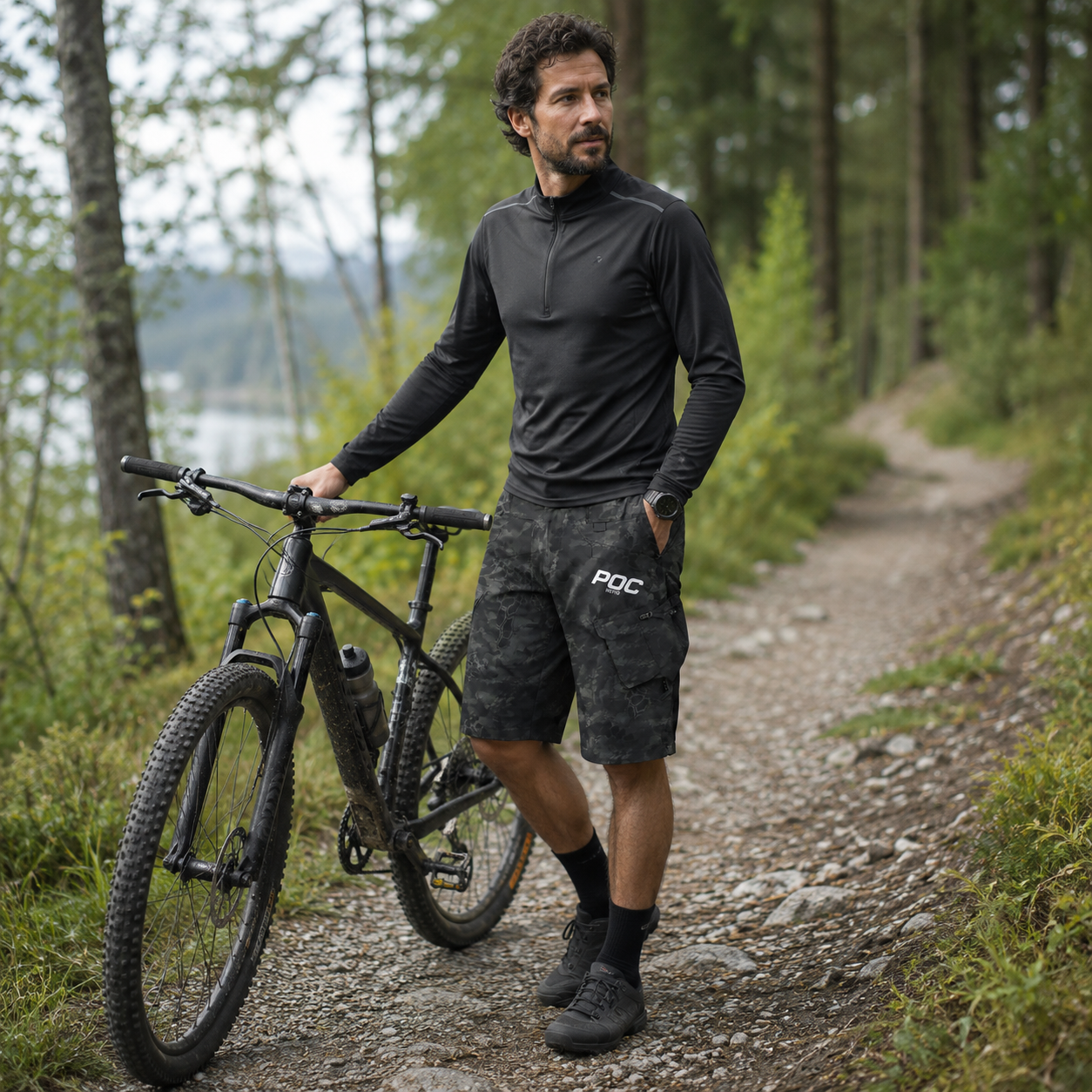 Profil du short velo homme sportif Passion Randonnee.