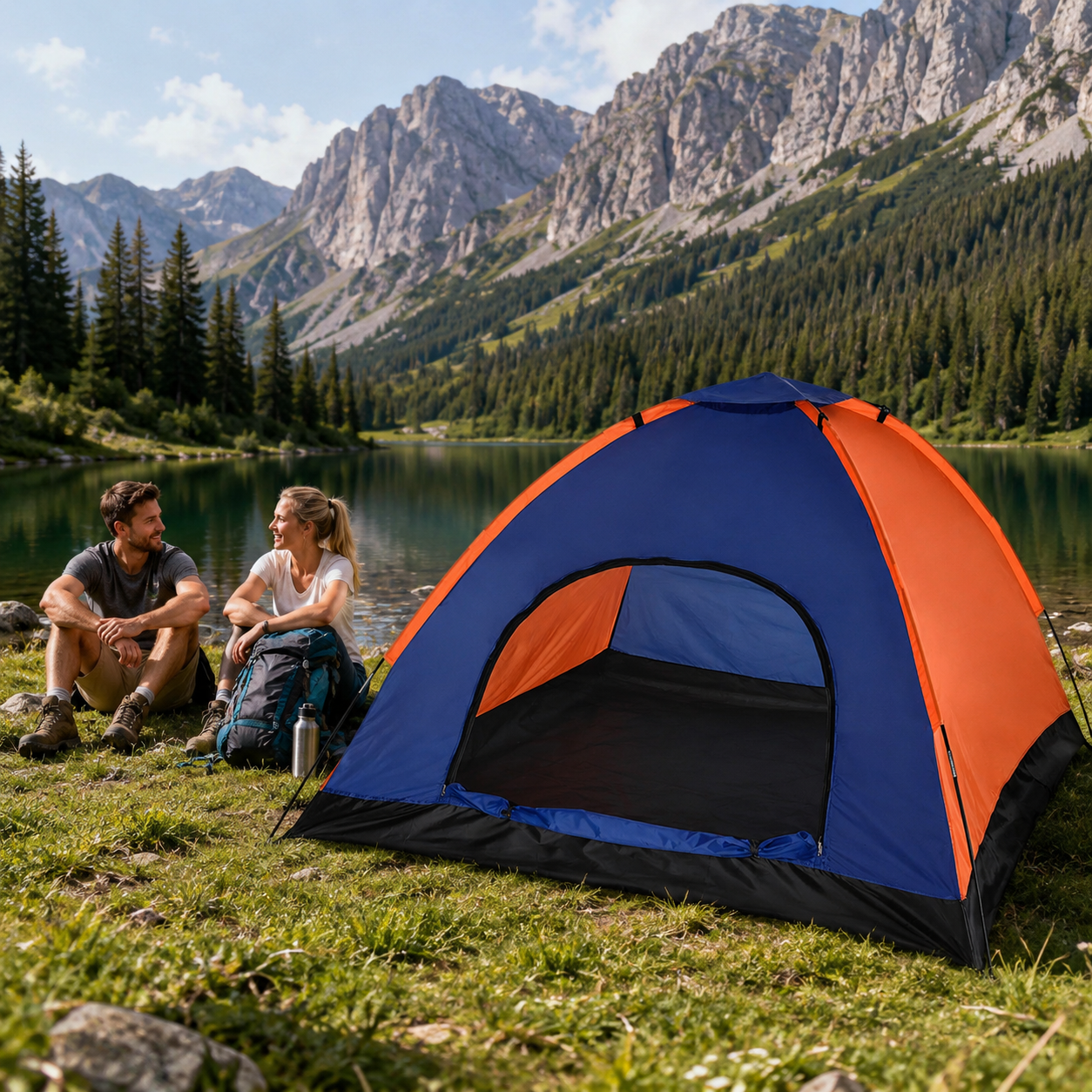 Tente bivouac 3-4 personnes Passion Randonnee montee en exterieur.