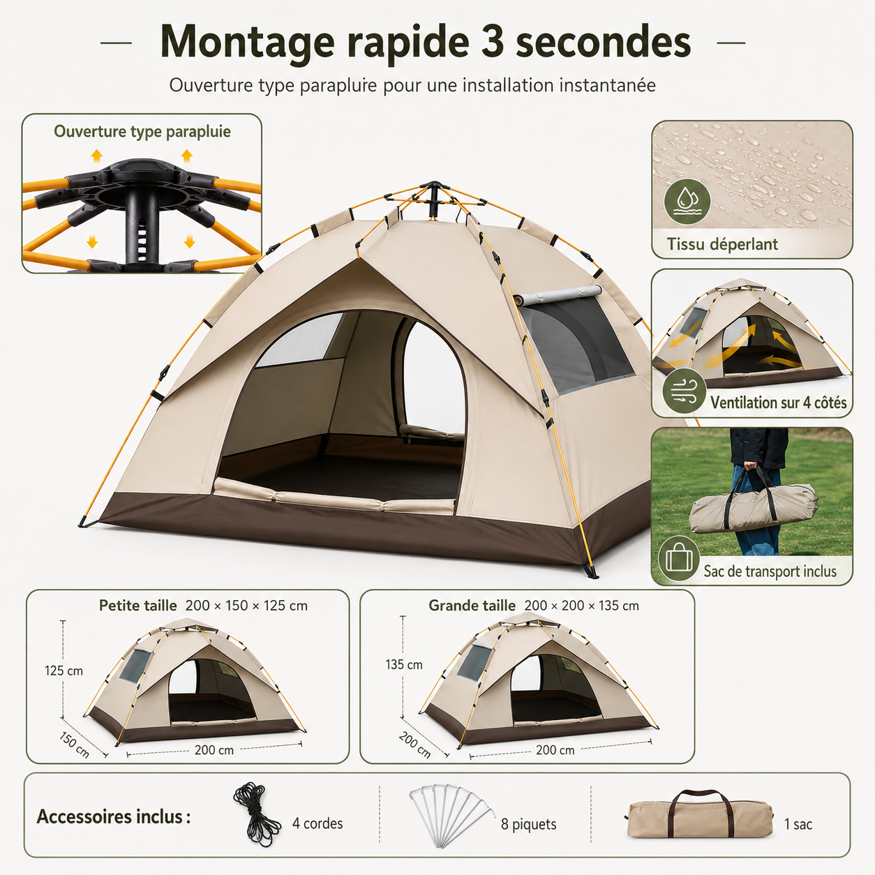 Tente bivouac montage rapide Passion Randonnee en bivouac de montagne.
