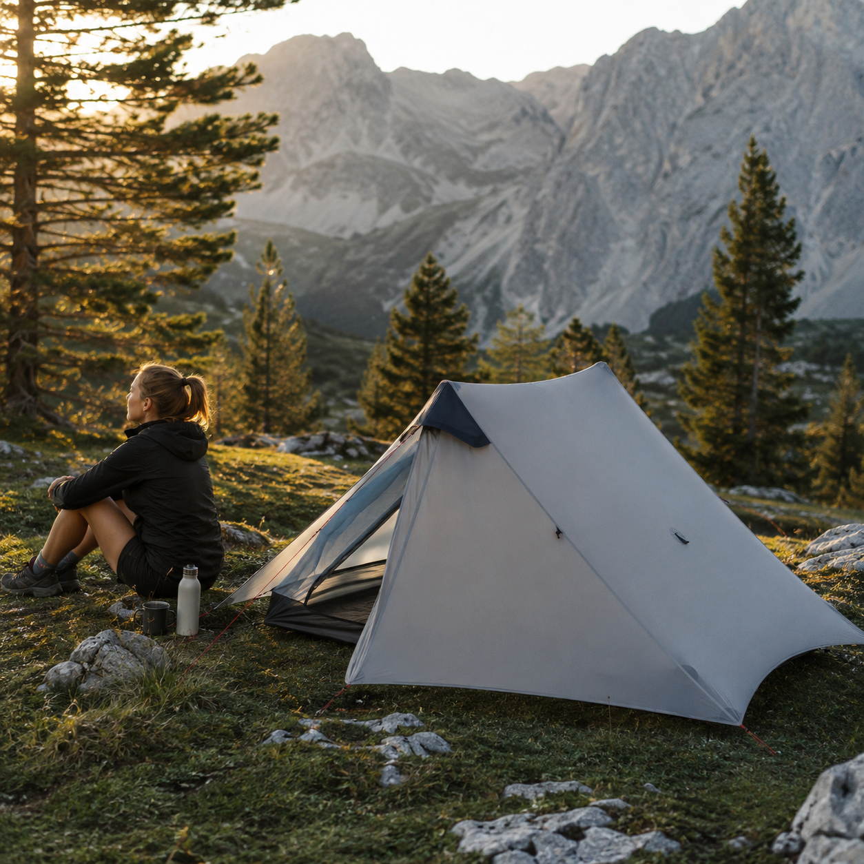 Tente bivouac ultralegere 2 personnes trekking Passion Randonnee montee.