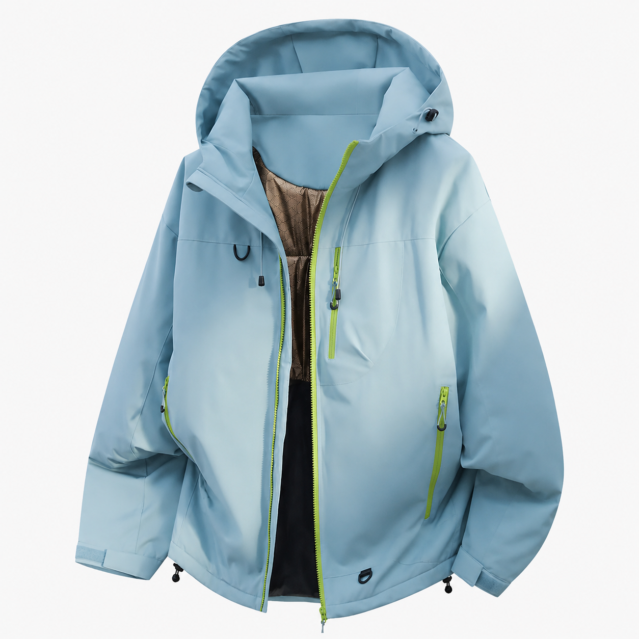 Detail du matelassage de la veste femme chaude impermeable Passion Randonnee, isolation thermique.