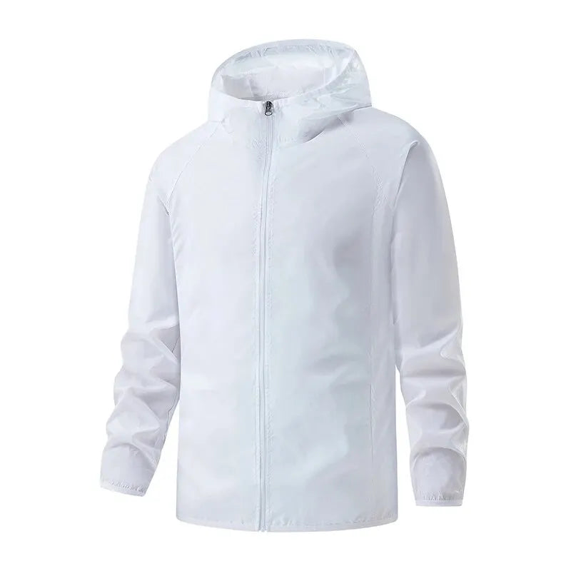 Veste randonnee legere unisex Passion Randonnee, detail coupe et matiere technique.
